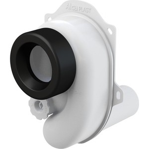 Сифон для писсура AlcaPlast D50, горизонтальная труба D40 (A45B / AG210901240) водосточная круглая труба nika