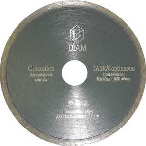 Алмазный диск Diam 180х22.2мм Ceramics "Корона" (000211)