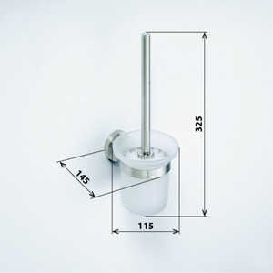 Ершик для унитаза Bemeta стеклянная подставка 140x370 мм (104113015)