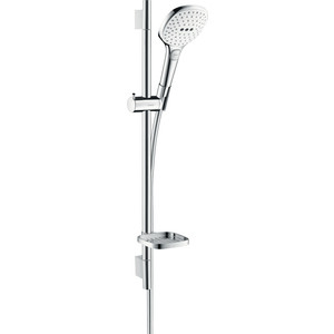 

Душевой гарнитур Hansgrohe Raindance Select E 120 3 режима 65 см, с мыльницей белый/хром (26620400), Raindance Select E 120 3 режима 65 см, с мыльницей белый/хром (26620400)