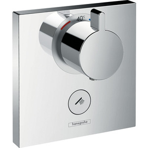 Термостат для душа Hansgrohe ShowerSelect для механизма 01800180, хром (15761000) термостат для душа kludi q beo 504000542