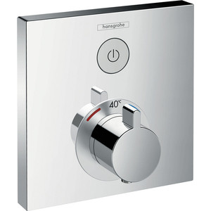 Термостат для душа Hansgrohe ShowerSelect для механизма 01800180, хром (15762000) термостат для ванны hansgrohe ecostat e ibox universal с механизмом 15708000 01800180