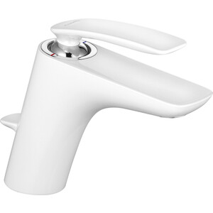 Смеситель для раковины Kludi Balance с донным клапаном, белый (520239175) смеситель напольный для ванны kludi ambienta 535900575