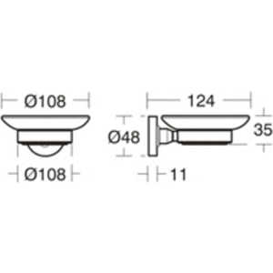 Мыльница Ideal Standard iom (A9123AA)