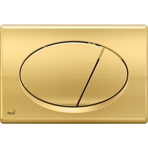 Кнопка смыва AlcaPlast золото (M75) кнопка смыва cersanit twins матовое золото 63524