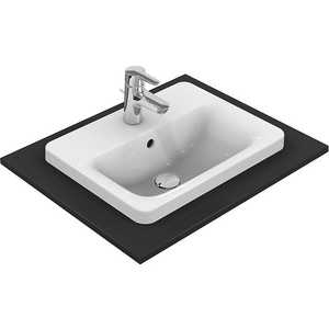 

Раковина мебельная Ideal Standard Connect квадратная встраиваемая на столешницу 50 см (E504301), Connect квадратная встраиваемая на столешницу 50 см (E504301)