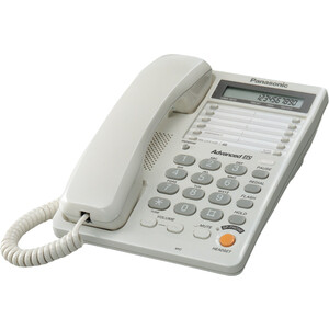 Проводной телефон Panasonic KX-TS2365RUW телефон проводной panasonic kx ts2388rub