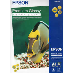 Фотобумага Epson Premium Glossy A4 50 листов (C13S041624)