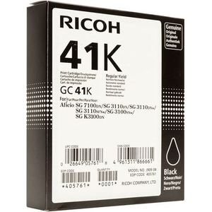Картридж Ricoh GC 41K (405761) картридж для лазерного принтера ricoh im c2500h y 842312 желтый оригинальный