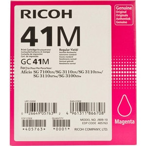 Картридж Ricoh GC 41M (405763) картридж для струйного принтера superfine sf t0816lm красный