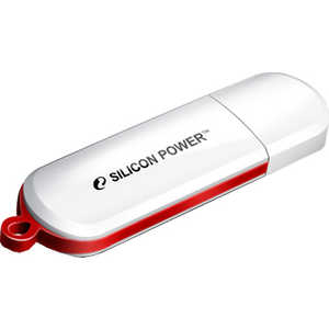 Флеш-диск Silicon Power 64Gb LuxMini 320 Белый (SP064GBUF2320V1W) флеш накопитель sandisk ultra fit [3 1 64 gb пластик ]