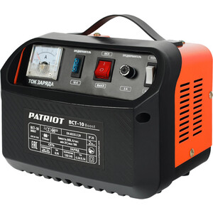 Зарядное устройство PATRIOT BCT-10 Boost заряднопредпусковое устройство patriot bct 30 boost емкость батареи 240 а ч
