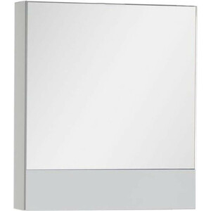 Зеркальный шкаф Aquanet Верона 58 белый (175344) зеркальный шкаф aquanet латина 100 с светильником белый 179636 179947