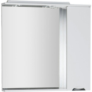 Зеркало-шкаф Aquanet Гретта 90 венге/белый (173993) зеркало emmy гретта стандарт 60х80 led подсветка 250550