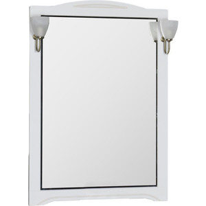 Зеркало Aquanet Луис 80 белый без светильника (173217) зеркало aquanet селена 90 белый серебро 00201646