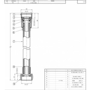 Душевой шланг Bravat 150 см, ПВХ, хром (P7231N-RUS)