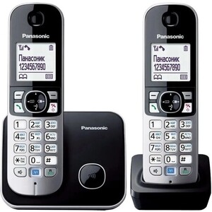 Радиотелефон Panasonic KX-TG6812RUB dect телефон gigaset a270 sys rus белый