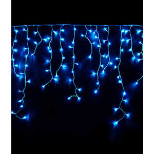 Light Светодиодная бахрома синяя 3,2x0,9 белый провод светодиодная бахрома 12 ватт ip54 240x220 провод белый rl i2 4 2 2f cw ww