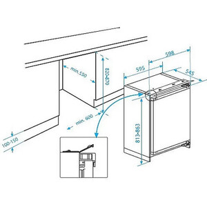 Встраиваемая морозильная камера Beko BU 1200 HCA