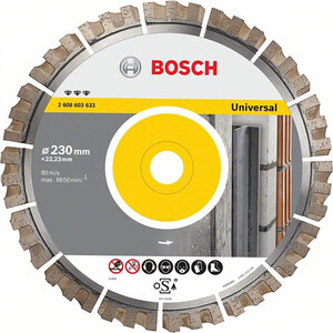 Алмазный диск Bosch 400х25.4/20мм Best for Universal (2.608.603.637) алмазный диск bosch standard for universal 2 608 615 059 125x22 23 мм