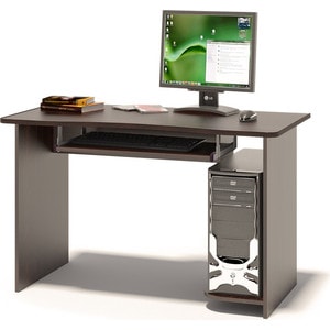 Компьютерный стол СОКОЛ КСТ-04.1 венге стол компьютерный сокол кст 09 левый венге