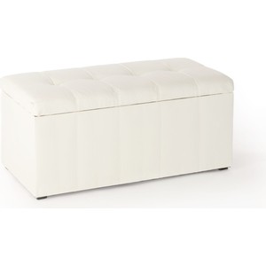 Пуф Вентал Арт Парма-3 белый банкетка мебелик вивальди с ящиком белый коронка п0005711
