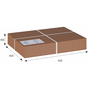 Банкетка Мебелик Диана средне-коричневый/рогожка коричневая (П0001322)