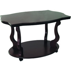 Стол журнальный Мебелик Берже 3 темно-коричневый (870) стол журнальный мебелик берже 1с белый ясень п0001215