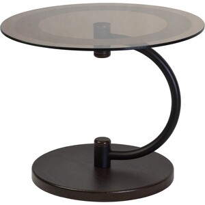 Стол журнальный Мебелик Дуэт 13Н черный, венге, тонированное (П0005441) стол маникюрный катрин блюз трансформер венге