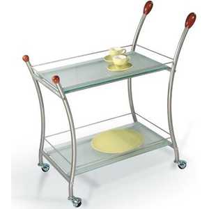 Стол сервировочный Мебелик Поло металлик, матовое стекло (330) поло мтс