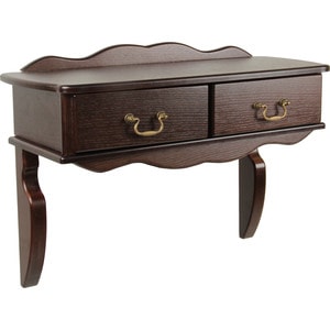 Консоль Мебелик Берже 20 темно-коричневый (П0001106) стол журнальный мебелик берже 3с тёмно коричневый 882