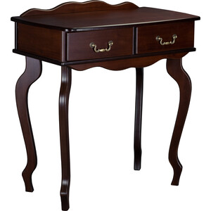 Консоль Мебелик Берже 21 темно-коричневый (П0001226) стол журнальный мебелик берже 3с тёмно коричневый 882