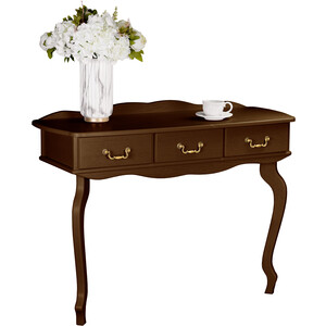 Консоль Мебелик Берже 6 темно-коричневый (П0001168) стол журнальный мебелик берже 3с тёмно коричневый 882