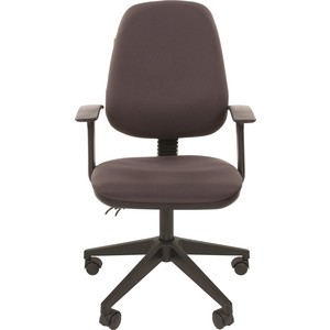 Офисное кресло Chairman 661 15-13 темно-серый офисное кресло для персонала dobrin terry lm 9400 серый велюр mj9 75