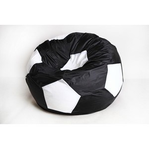 Кресло-мешок Мяч Пазитифчик Бмо6 черно-белый