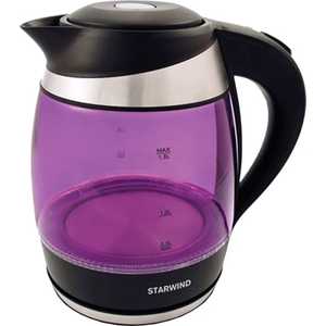 Чайник электрический StarWind SKG2217 фиолетовый/черный SKG2217 фиолетовый/черный - фото 1