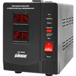 

Стабилизатор напряжения PowerMan AVS 2000D Black, AVS 2000D Black