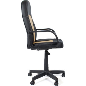 Кресло офисное TetChair PARMA 36-6/36-34 черный/бежевый