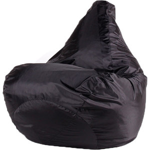 Кресло-мешок DreamBag Черное Оксфорд L 80х75 кресло мешок dreambag черное оксфорд l 80х75
