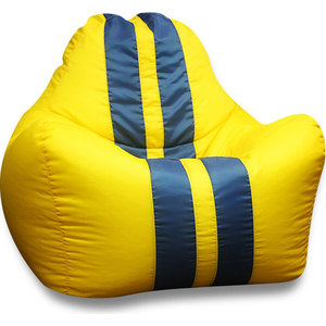 Кресло-мешок DreamBag Спорт оксфорд, желтое кресло dreambag манхеттен с пуфиком светло бежевое
