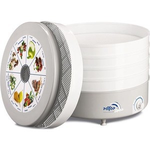 Сушилка для овощей Ротор Дива СШ-007 5 решеток (гофротара) сушилка для овощей ротор дива сш 007 06 5 под 520 вт прозрачный