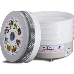 Сушилка для овощей Ротор СШ-002-06 5 решеток (гофротара) сушилка для овощей и фруктов ротор сш 007 04 white