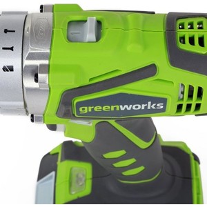 Аккумуляторный шуруповерт GreenWorks GD24ID