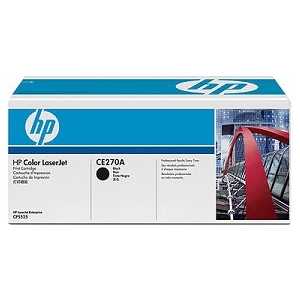 Картридж HP черный LaserJet CP5520 (CE270A) картридж nvp совместимый hp ce342a yellow для laserjet color enterprise 700 m775dn m775f m