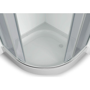 Душевой уголок Erlit Comfort 80x80 профиль хром, стекло тонированное (ER0508-C4)