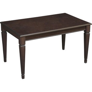 Стол журнальный Мебелик Васко В 81 темно-коричневый, патина (П0006337)