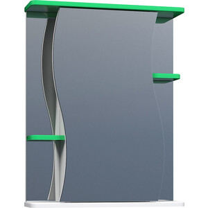 Зеркальный шкаф VIGO Alessandro №11 550 зеленый (2000150387967) шкаф мдк феникс 3 х створчатый зеленый ск3ф з