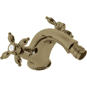 Смеситель для биде Cezares Nostalgia с донным клапаном (Nostalgia-BS1-02) смеситель для биде bronze de luxe tiffany бронза 1902br