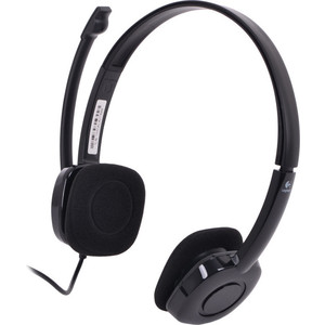 Гарнитура Logitech Stereo Headset H151 (981-000589) гарнитура для пк logitech stereo h110 серебристый 1 8м накладные оголовье 981 000271
