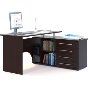 Компьютерный стол СОКОЛ КСТ-109П венге письменный стол 1494 × 1200 × 1122 мм венге